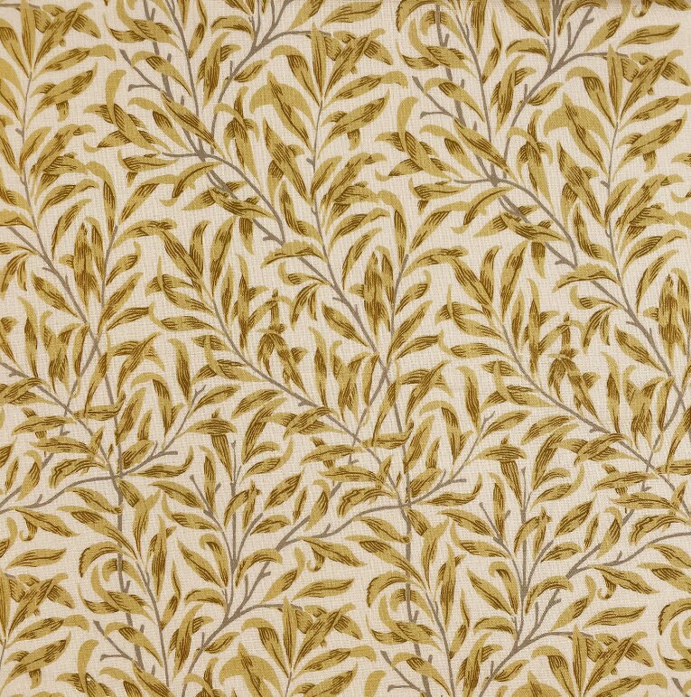 William Morris Willow Bough Tablecloth Ochre Yellow , Rectangle Tablecloth , William Morris Tablecloth , Round Tablecloth , Oval Tablecloth