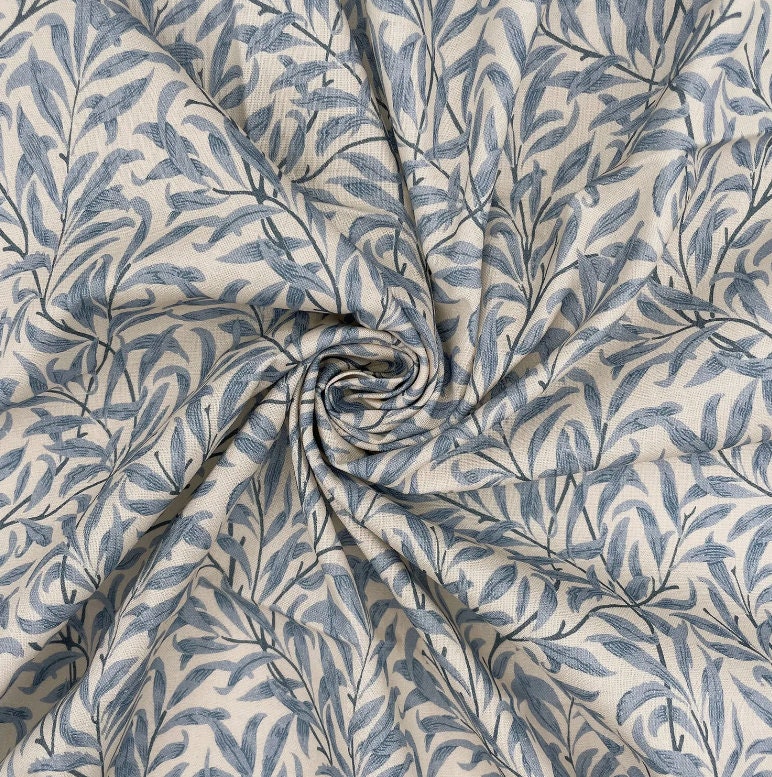 William Morris Willow Bough Tablecloth Azure Blue , Rectangle Tablecloth , William Morris Tablecloth , Round Tablecloth , Oval Tablecloth