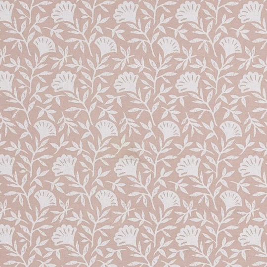 Scandi Floral Tablecloth, Handmade Cotton, UK Made