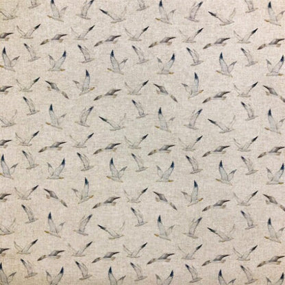 Coastal Seagulls Tablecloth , Linen Look Tablecloth , Round Tablecloth , Oval Tablecloth , Rectange Tablecloth