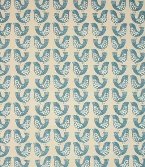 Scandi Birds Robin Tablecloth, Round Tablecloth , Square Tablecloth , Rectangle Square Tablecloth UK
