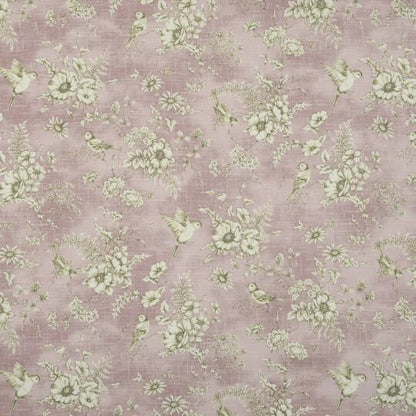 Finch Toile Bird Floral Flowers Tablecloth , Toile Tablecloth , Round Tablecloth , Square Tablecloth , Rectangle Square Tablecloth UK