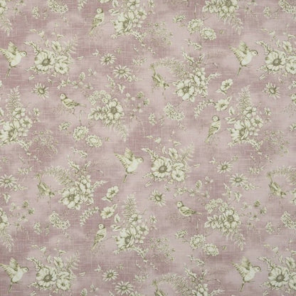 Finch Toile Bird Floral Flowers Tablecloth , Toile Tablecloth , Round Tablecloth , Square Tablecloth , Rectangle Square Tablecloth UK