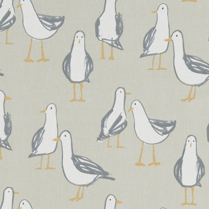 Seagull Laridae Cushion Cover , Nautical Marine Seaside Taupe Beige Cushion Cover , Throw Pillow , Scatter Cushions , Cushion Cover UK