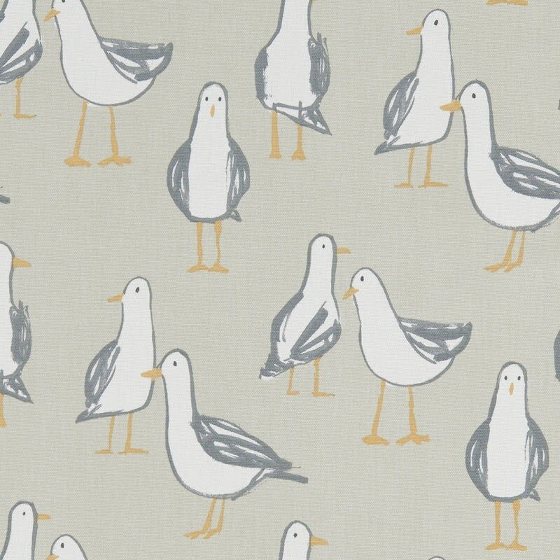 Seagull Laridae Cushion Cover , Nautical Marine Seaside Taupe Beige Cushion Cover , Throw Pillow , Scatter Cushions , Cushion Cover UK