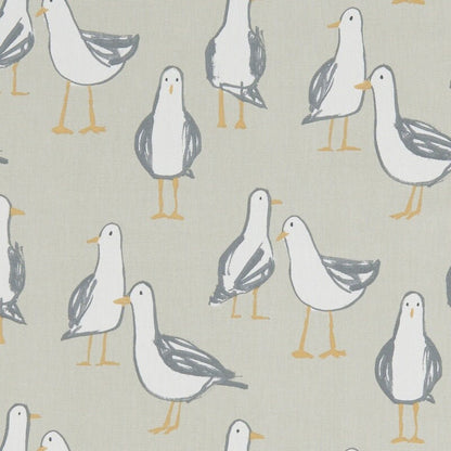 Seagull Laridae Cushion Cover , Nautical Marine Seaside Taupe Beige Cushion Cover , Throw Pillow , Scatter Cushions , Cushion Cover UK