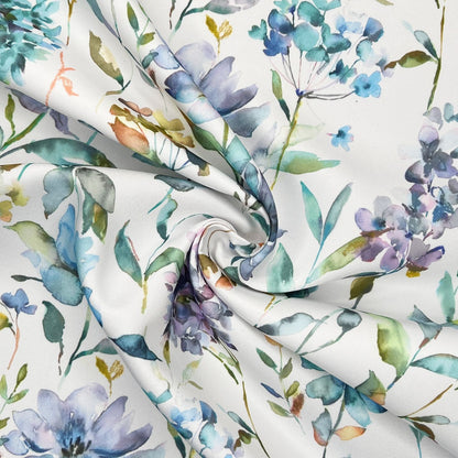 Floral Coated Tablecloth , Giardino Peacock Water Resistant Tablecloths , Outdoor Tablecloth , Round Oval Tablecloth , Rectangle Tablecloth