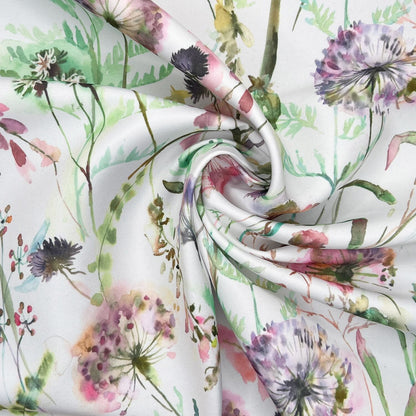 Floral Coated Tablecloth , Montagna Rose Water Resistant Tablecloths , Outdoor Tablecloth , Round Oval Tablecloth , Rectangle Tablecloth