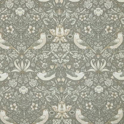 Oval William Morris Coated Tablecloth Strawberry Thief , Water Resistant Tablecloths , Outdoor Tablecloth , Round Oval Rectangle Tablecloth