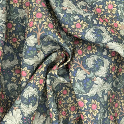 William Morris Coated Tablecloth Orchid , Water Resistant Tablecloths , Outdoor Tablecloth , Round Oval Rectangle Tablecloth