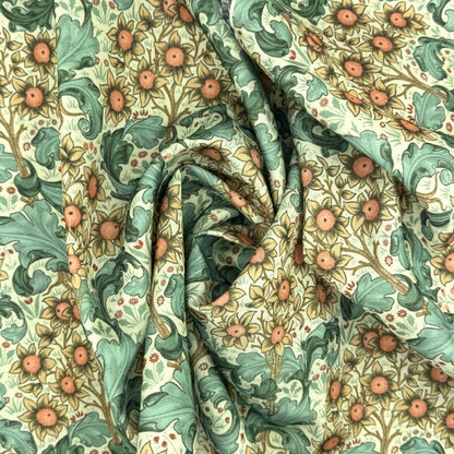 William Morris Azure Coated Tablecloth Orchid , Water Resistant Tablecloths , Outdoor Tablecloth , Round Oval Rectangle Tablecloth