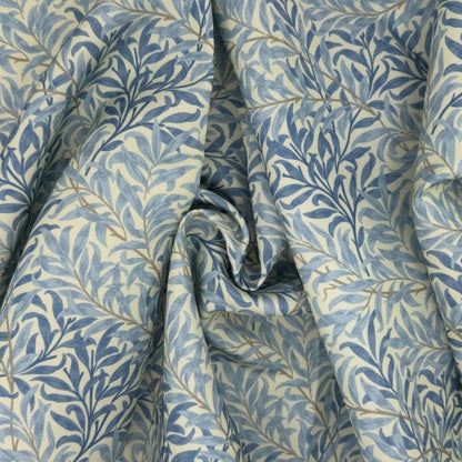 Round Coated Tablecloth William Morris Willow Bough , Water Resistant Tablecloths , Outdoor Tablecloth , Round Oval Rectangle Tablecloth