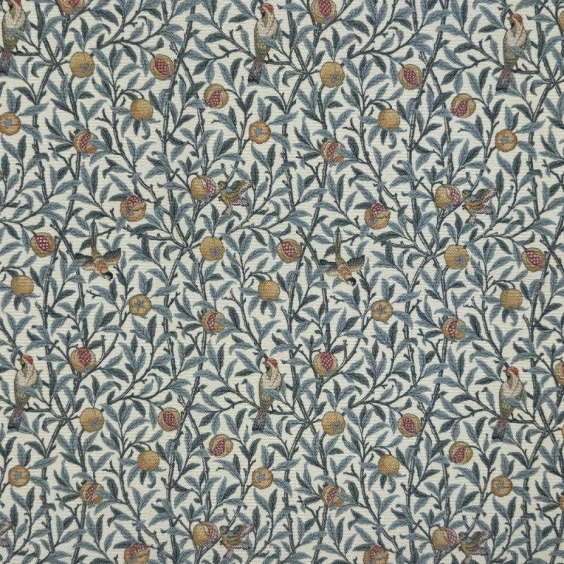 William Morris Coated Tablecloth Birds & Pomegranate , Water Resistant Tablecloths , Outdoor Tablecloth , Round Oval Rectangle Tablecloth