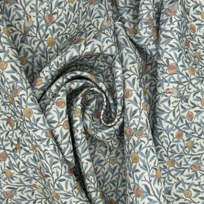 William Morris Coated Tablecloth Birds & Pomegranate , Water Resistant Tablecloths , Outdoor Tablecloth , Round Oval Rectangle Tablecloth