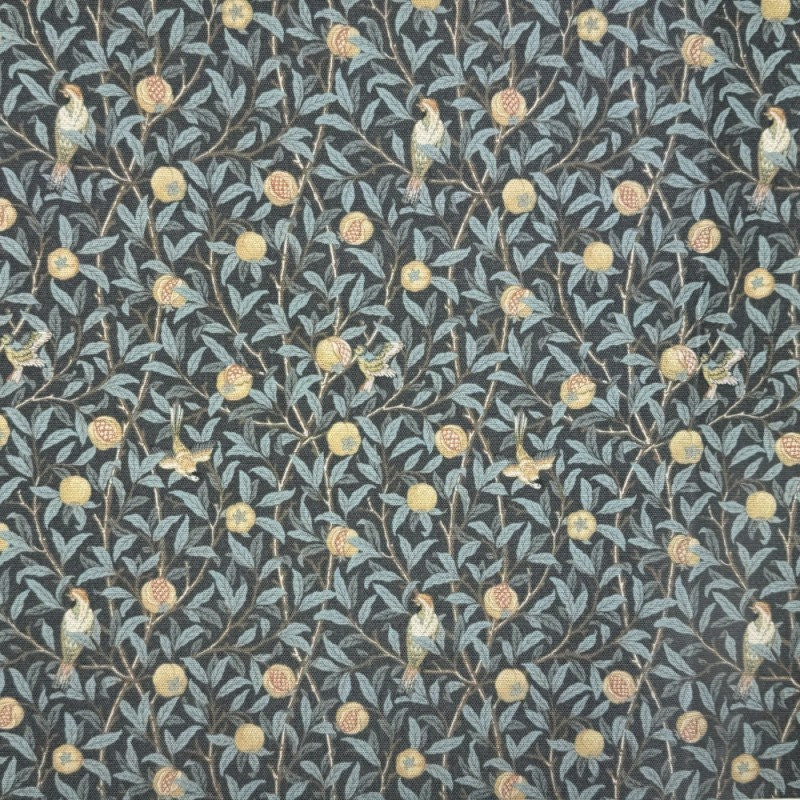 William Morris Coated Tablecloth Birds & Pomegranate , Water Resistant Tablecloths , Outdoor Tablecloth , Round Oval Rectangle Tablecloth