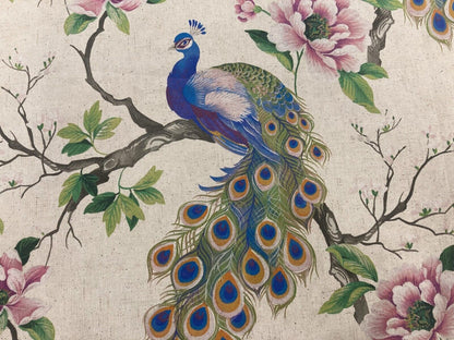 Peacock Floral Tablecloth , Peacock Tablecloth , Round Tablecloth , Square Tablecloth , Tablecloth UK