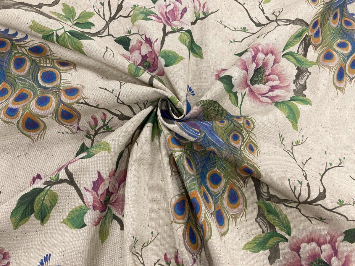 Peacock Floral Tablecloth , Peacock Tablecloth , Round Tablecloth , Square Tablecloth , Tablecloth UK