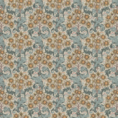William Morris Orchid Cotton Tablecloth: Handmade Floral Table Linen