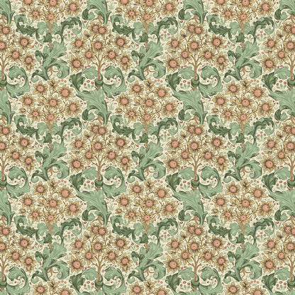 William Morris Orchid Cotton Tablecloth: Handmade Floral Table Linen