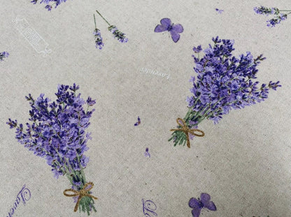 Lavender Tablecloth , Linen Tablecloth , Rectangle Square Tablecloth , Round Tablecloth , Oval Tablecloth