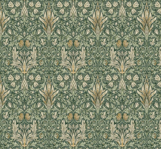 William Morris Tablecloth Snakeshead Forest Green , Floral Tablecloth , Round Tablecloth , Square Tablecloth , Tablecloth UK