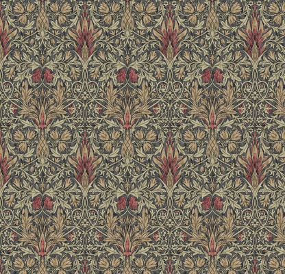 William Morris Tablecloth Snakeshead Mocha , Floral Tablecloth , Round Tablecloth , Square Tablecloth , Tablecloth UK