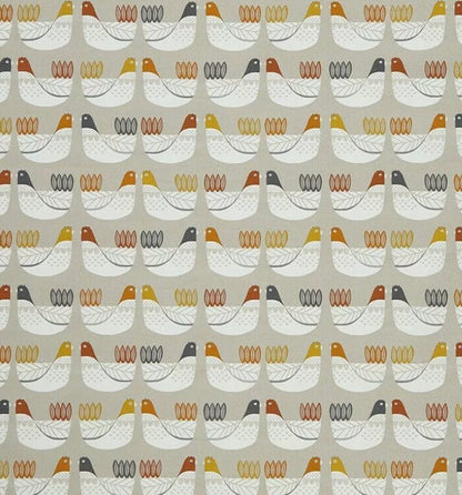 Tangerine Cluck Cluck Tablecloth , Hens Cotton Table Cloth , Round Oval Rectangle