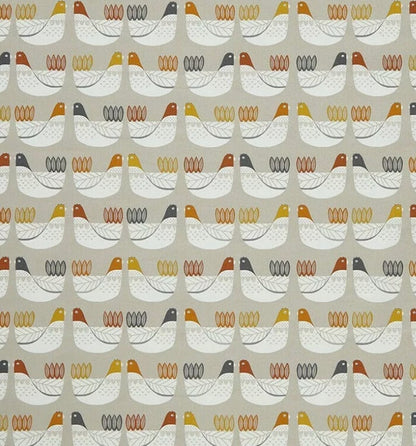 Tangerine Cluck Cluck Tablecloth , Hens Cotton Table Cloth , Round Oval Rectangle