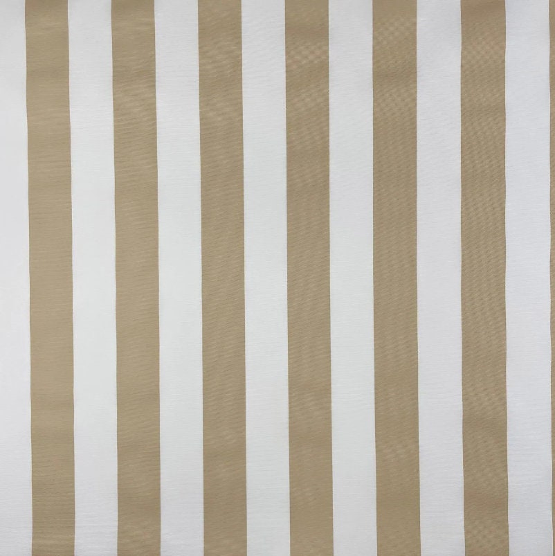 Striped Water Resistant Tablecloth, Outdoor PV Coated Fabric, Handmade UK