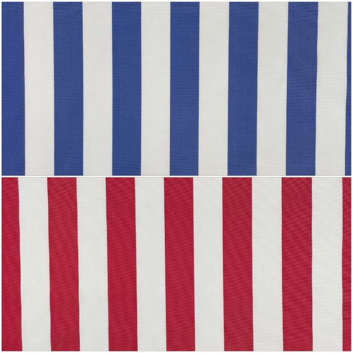 Striped Water Resistant Tablecloth, Outdoor PV Coated Fabric, Handmade UK