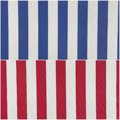 Striped Water Resistant Tablecloth, Outdoor PV Coated Fabric, Handmade UK