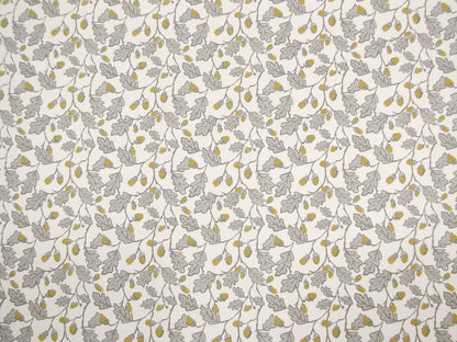 Acorn Trail Natural Tablecloth , Natural Yellow Tablecloth , Round Tablecloth , Oval Tablecloth , Rectangle Tablecloth