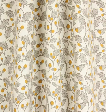 Acorn Trail Natural Tablecloth , Natural Yellow Tablecloth , Round Tablecloth , Oval Tablecloth , Rectangle Tablecloth