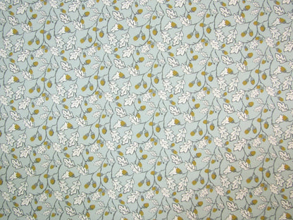 Acorn Trail Duckegg Blue Tablecloth: Cotton Linen Look, Handmade UK