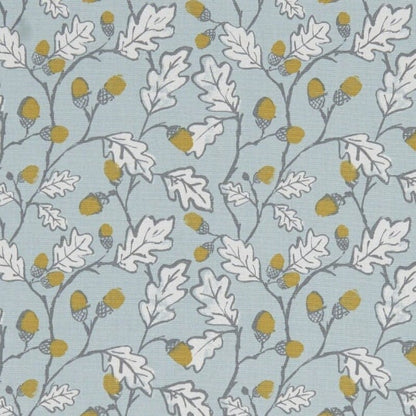 Acorn Trail Duckegg Blue Tablecloth: Cotton Linen Look, Handmade UK