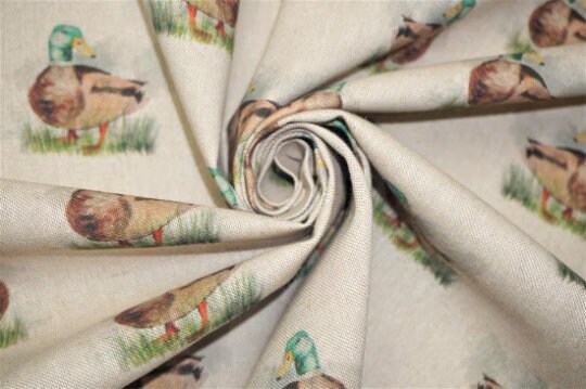 Mallard Duck Tablecloth , Linen Look Tablecloth , Rectangle Tablecloth , Oval Tablecloth , Round tablecloth