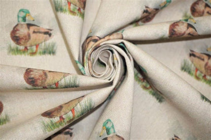 Mallard Duck Tablecloth , Linen Look Tablecloth , Rectangle Tablecloth , Oval Tablecloth , Round tablecloth