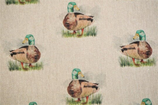 Mallard Duck Tablecloth , Linen Look Tablecloth , Rectangle Tablecloth , Oval Tablecloth , Round tablecloth