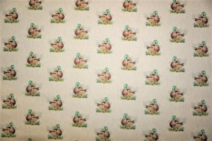 Mallard Duck Tablecloth , Linen Look Tablecloth , Rectangle Tablecloth , Oval Tablecloth , Round tablecloth