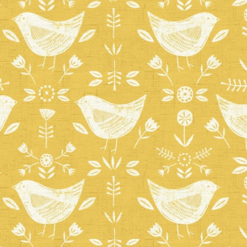 Oval Scandi Birds Tablecloth , Fryetts Narvik Birds Tablecloth , Round Oval Tablecloth , Rectangle Tablecloth , Orange Tablecloth