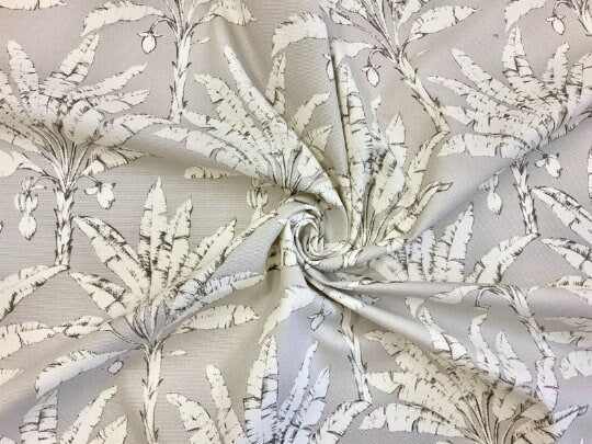 Palm Natural Beige Tablecloth , Palm Tablecloth , Round Tablecloth , Oval Tablecloth , Rectangle Tablecloth