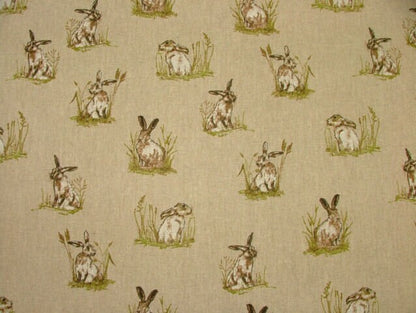 Wild Rabbits Here Tablecloth , Linen Look Tablecloth , Rectangle Tablecloth , Oval Tablecloth , Round tablecloth