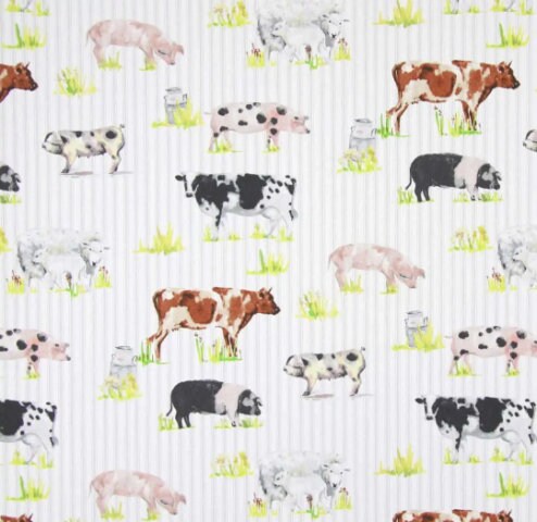 Farmyard Animals Tablecloth , Cow Pigs Tablecloth , Farm Tablecloth , Round Tablecloth , Oval Tablecloth , Rectangle Tablecloth