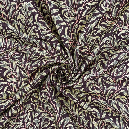 William Morris Willow Bough Tablecloth Damson Purple , Rectangle Tablecloth , Christmas Tablecloth , Round Tablecloth , Oval Tablecloth