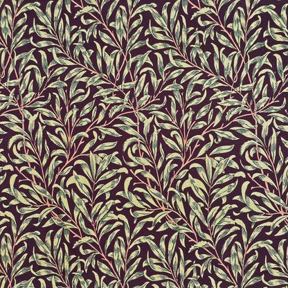 William Morris Willow Bough Tablecloth Damson Purple , Rectangle Tablecloth , Christmas Tablecloth , Round Tablecloth , Oval Tablecloth