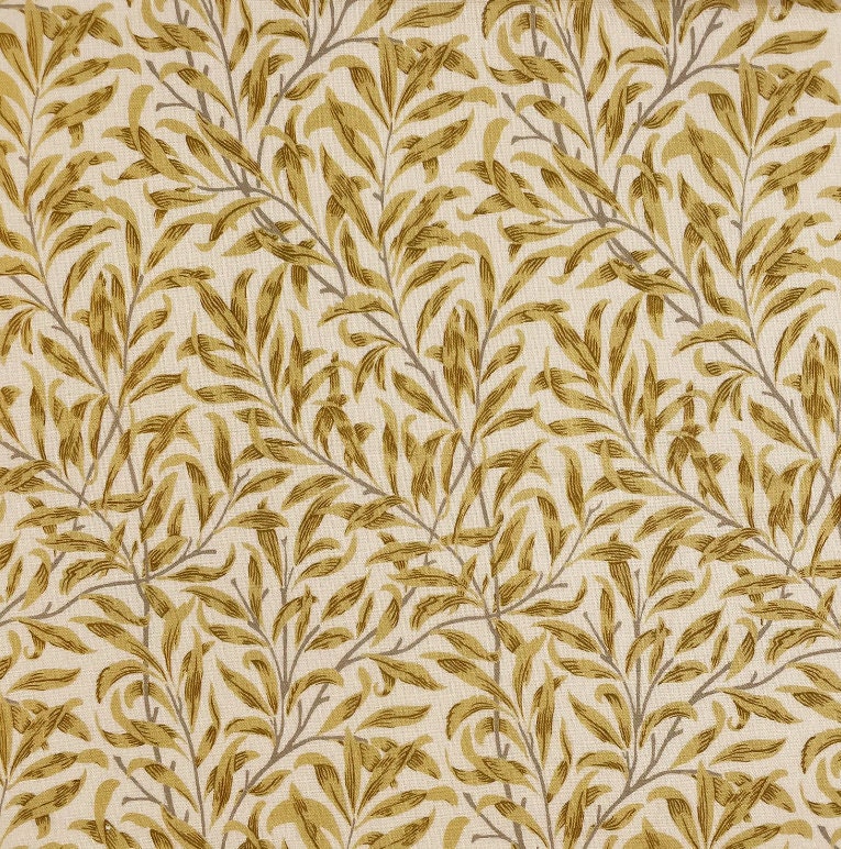 William Morris Willow Bough Tablecloth Ochre Yellow , Rectangle Tablecloth , William Morris Tablecloth , Round Tablecloth , Oval Tablecloth