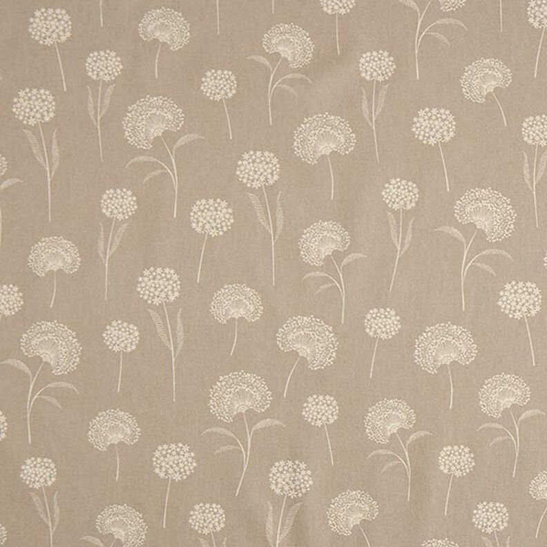 Oval Floral Dandelions Tablecloth , Linen Look Tablecloth , Round Tablecloth , Oval Tablecloth , Rectange Tablecloth