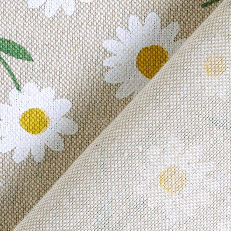 Oval Daisies Tablecloth , Linen Look Tablecloth , Round Tablecloth , Oval Tablecloth , Rectange Tablecloth