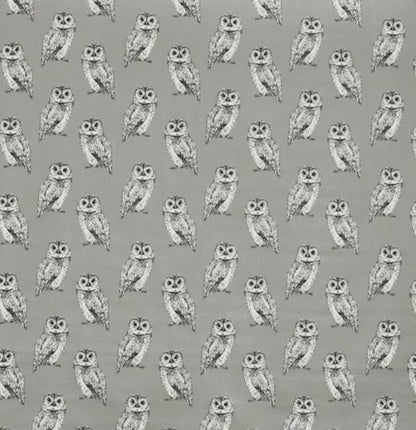 Owl Flint Grey Cushion Cover , Throw Pillow , Scatter Cushions , Cushion Cover UK