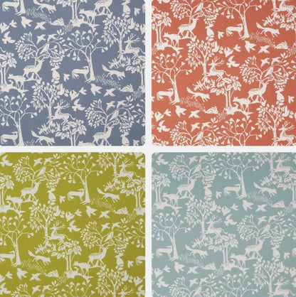 Vilda Wilderness Woodland Animals Tablecloth, Round Tablecloth , Square Tablecloth , Beige Tablecloth , Rectangle Square Tablecloth UK